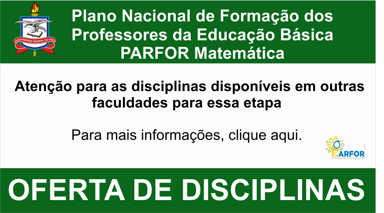 Oferta de Disciplinas
